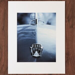 11x14 Matted Fine Art Photo, Vintage Ford Wall Art